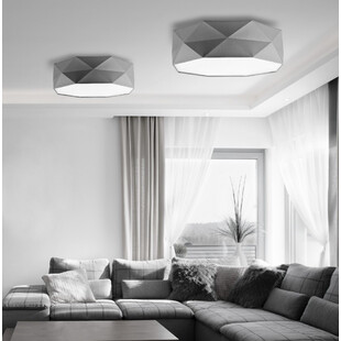 Plafon Geometryczny Biały Kantoor 52cm | TK Lighting
