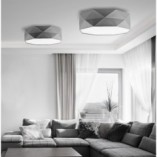 Plafon Geometryczny Biały Kantoor 52cm | TK Lighting