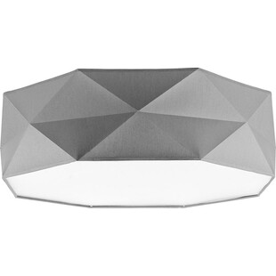 Plafon geometryczny z abażurem Kantoor 52 Szara marki TK Lighting