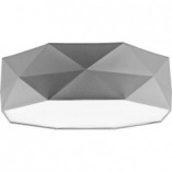 Plafon geometryczny szary Kantoor 52cm TK Lighting | Kup online
