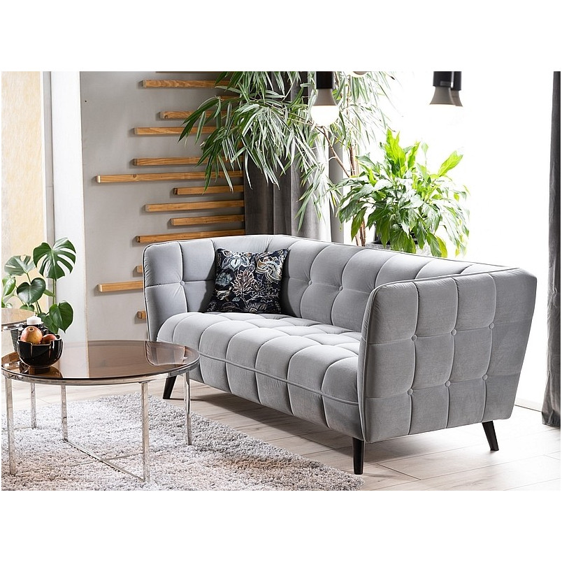 Sofa welurowa 3-osobowa Castello | Signal - Komfort i styl