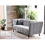 Sofa welurowa 3-osobowa Castello | Signal - Komfort i styl