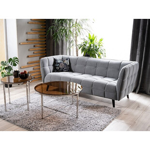 Sofa welurowa 3-osobowa Castello | Signal - Komfort i styl