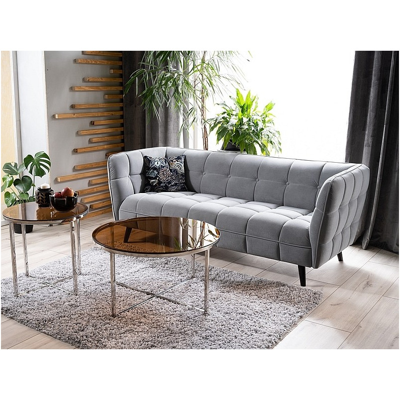 Sofa welurowa 3-osobowa Castello | Signal - Komfort i styl