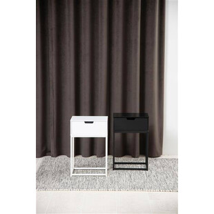 Szafka nocna Actona Mitra 40cm biała - Skandynawski Design