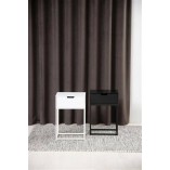 Szafka nocna Actona Mitra 40cm biała - Skandynawski Design