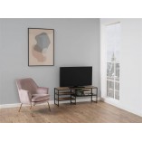 Stolik RTV Industrialny Actona Seaford | Dąb Czarny 120cm