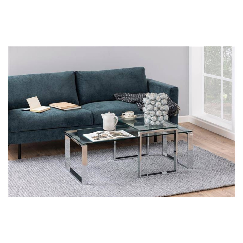 Zestaw stolików szklanych Katrine Actona - Elegancki design