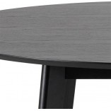 Stół Okrągły Roxby Actona | Czarny Fornir | 105cm