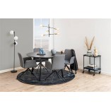 Stół Okrągły Roxby Actona | Czarny Fornir | 105cm