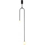Lampa sufitowa Loop | Szkło biało-czarne | Step Design