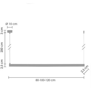 Lampa wisząca LED Beam 120cm - Step Into Design | Nowoczesny design