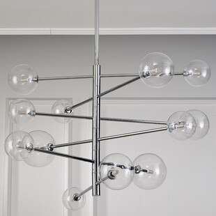 Lampa Sola XII - Szklane Kule, Chrom | Step Into Design