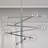 Lampa Sola XII - Szklane Kule, Chrom | Step Into Design