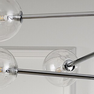 Lampa Sola XII - Szklane Kule, Chrom | Step Into Design