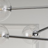 Lampa Sola XII - Szklane Kule, Chrom | Step Into Design