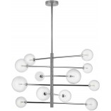 Lampa Sola XII - Szklane Kule, Chrom | Step Into Design