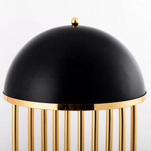 Lampa Stołowa Glamour Dolce Vita Czarno-Złota | Step Into Design