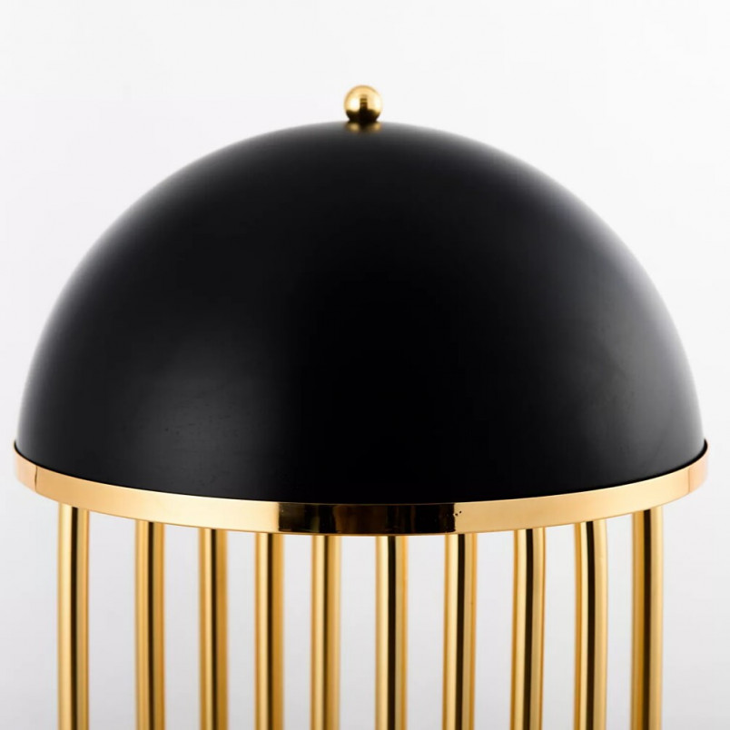 Lampa Stołowa Glamour Dolce Vita Czarno-Złota | Step Into Design