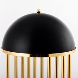Lampa Stołowa Glamour Dolce Vita Czarno-Złota | Step Into Design