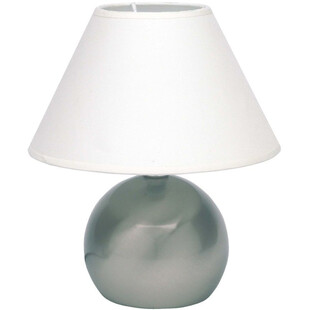 Lampa stołowa Tarifa - biała, chrom - Brilliant | Kup online