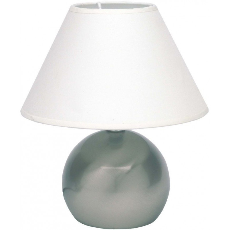 Lampa stołowa Tarifa - biała, chrom - Brilliant | Kup online