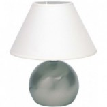 Lampa stołowa Tarifa - biała, chrom - Brilliant | Kup online