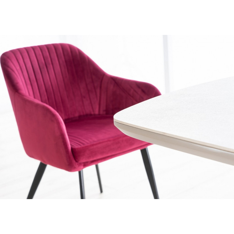 Stół rozkładany Armani Ceramic Signal | Szary marmur 160x90