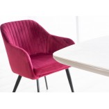 Stół rozkładany Armani Ceramic Signal | Szary marmur 160x90