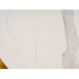 Stół rozkładany Armani Signal | Biały marmur, 160x90cm