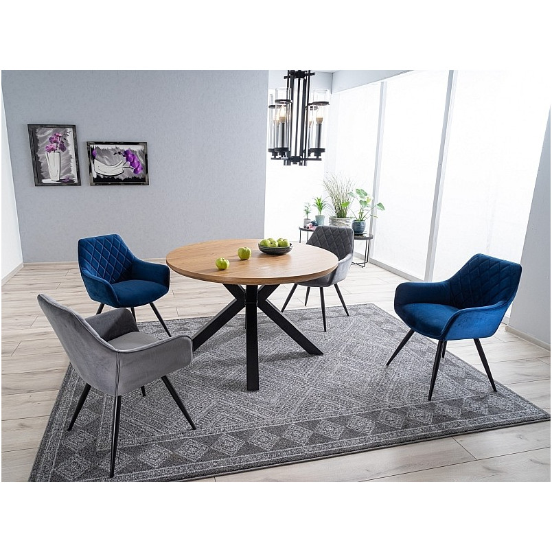 Stół okrągły loft Ritmo 120cm Signal - Stylowy design