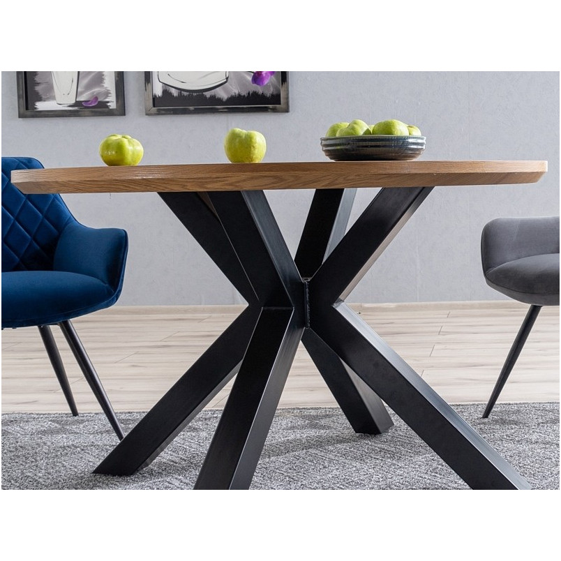 Stół okrągły loft Ritmo 120cm Signal - Stylowy design