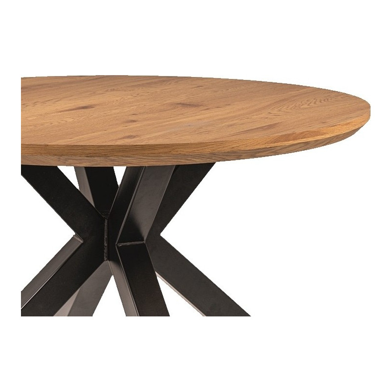 Stół okrągły loft Ritmo 120cm Signal - Stylowy design