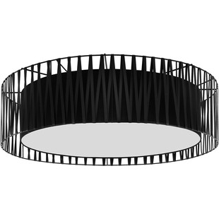 Plafon okrągły z abażurem Harmony 72 Czarny marki TK Lighting	