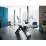 Stół rozkładany szklany Westin 160x90cm czarny Signal - Kup teraz!