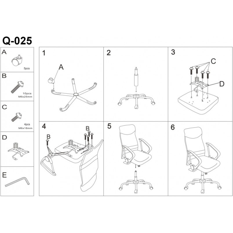 Fotel obrotowy Signal Q-025 szary/czarny - Komfort i ergonomia