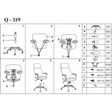 Fotel biurowy Signal Q-319 czarny - Komfort i ergonomia
