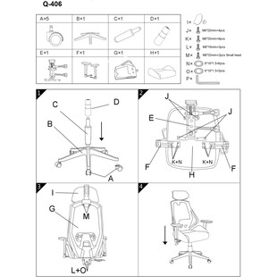 Fotel biurowy obrotowy Signal Q-406 czarny - Komfort i ergonomia