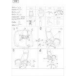 Fotel biurowy Signal Q-409 czarno-biały - Komfort i ergonomia