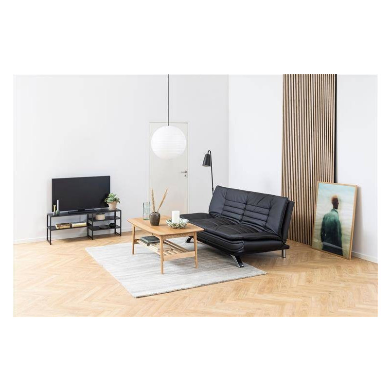 Stolik RTV Industrialny Actona Seaford 120cm | Czarny
