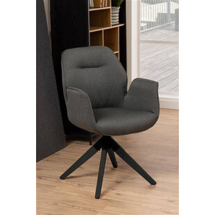Krzesło obrotowe Actona Aura - Szare, Skandynawski Design