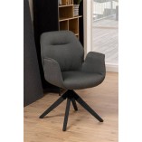 Krzesło obrotowe Actona Aura - Szare, Skandynawski Design