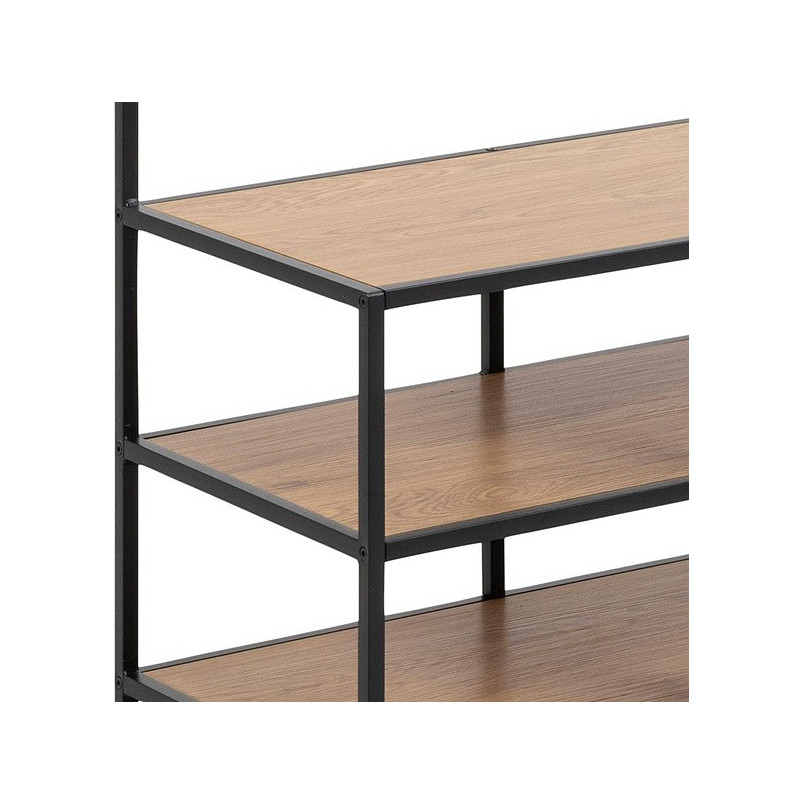 Regał industrialny Actona Seaford 77cm - Półki i wieszak