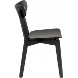 Krzesło drewniane Roxby czarne Actona - Stylowy design