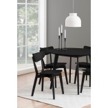 Krzesło drewniane Roxby czarne Actona - Stylowy design