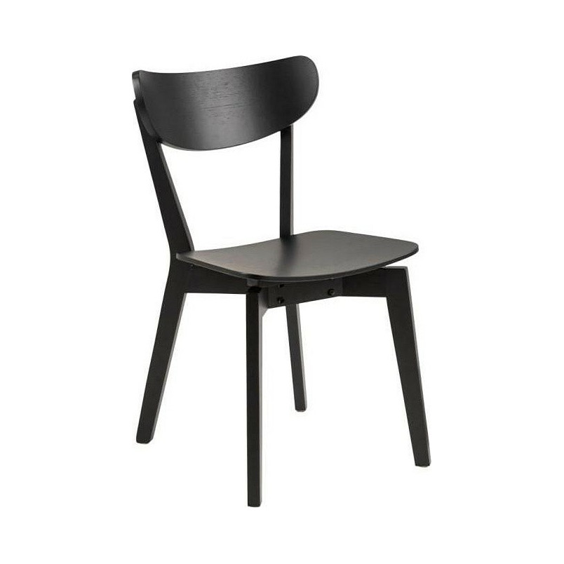 Krzesło drewniane Roxby czarne Actona - Stylowy design