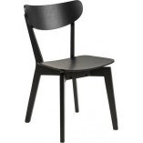 Krzesło drewniane Roxby czarne Actona - Stylowy design