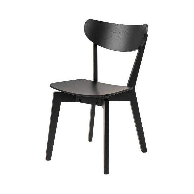 Krzesło drewniane Roxby czarne Actona - Stylowy design