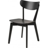 Krzesło drewniane Roxby czarne Actona - Stylowy design