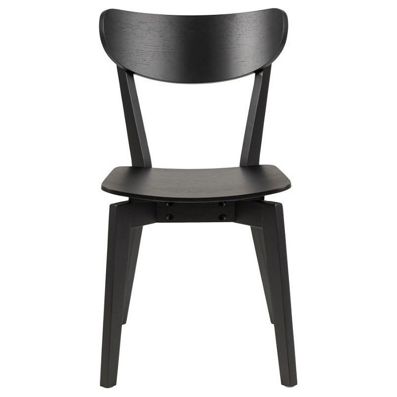 Krzesło drewniane Roxby czarne Actona - Stylowy design